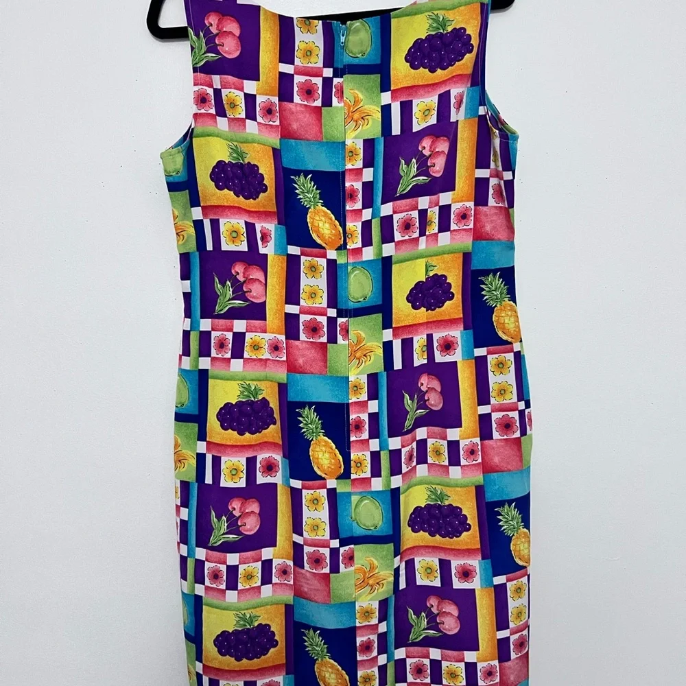 Sag Harbor Pink and Blue Sheath Mini Dress
